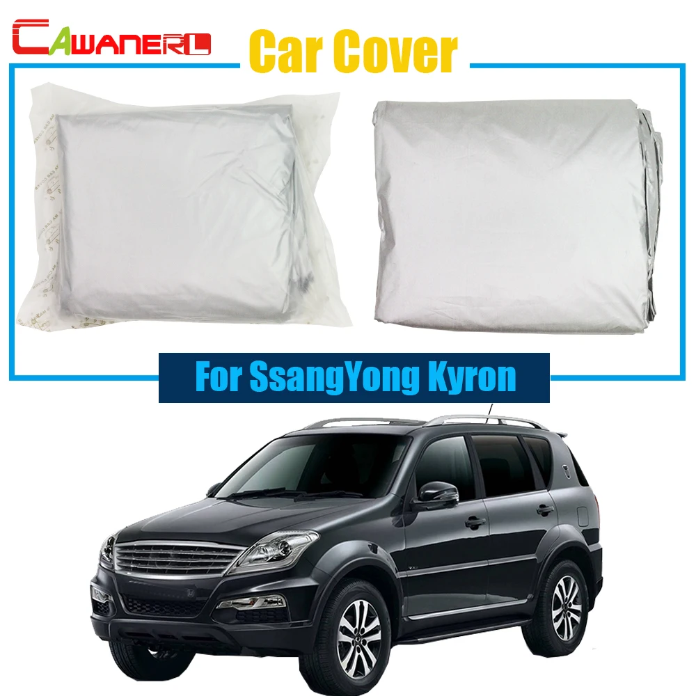 

Cawanerl New Car Cover UV Anti Rain Snow Resistant Protector Cover Sun Shade For SsangYong Kyron Top Quality !