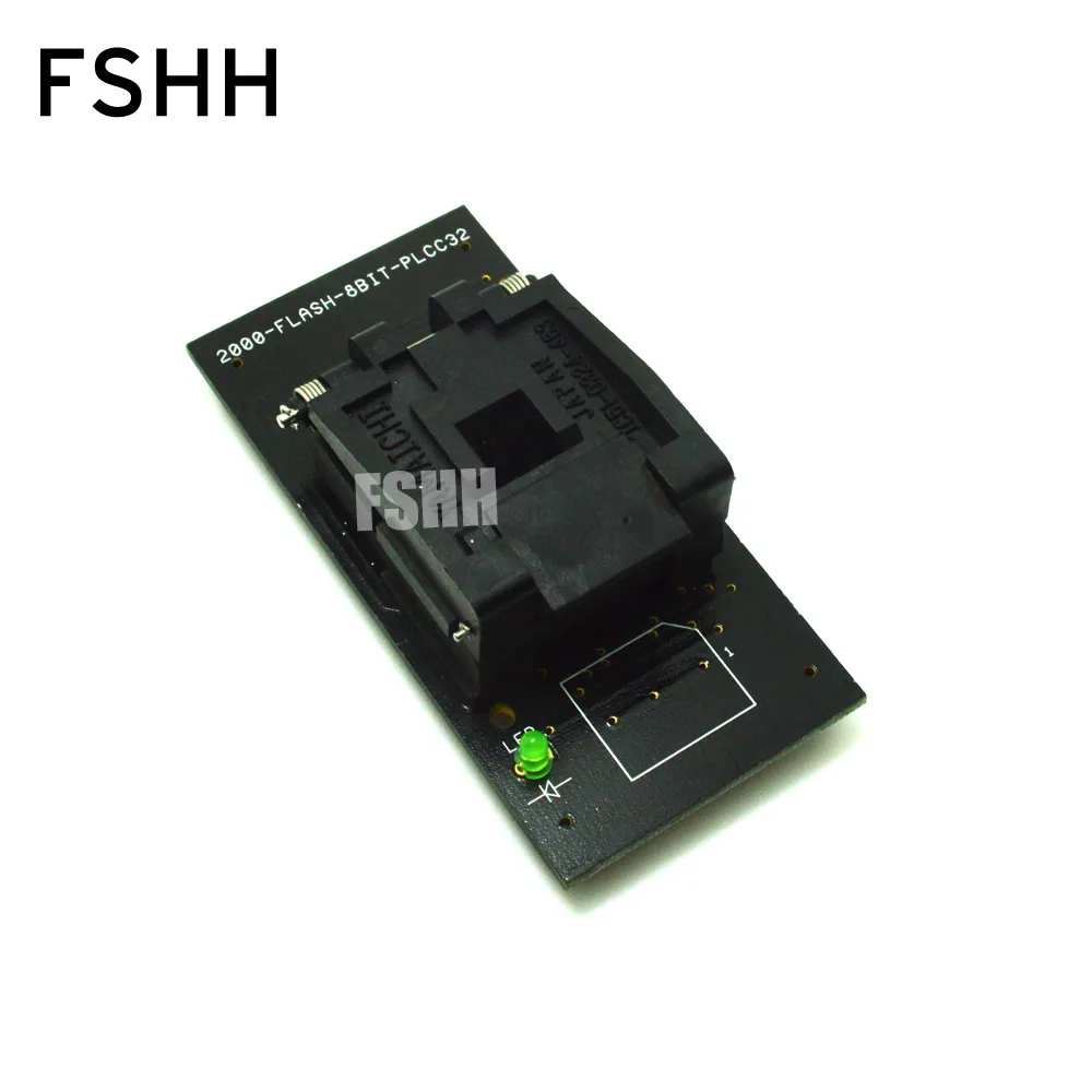 2000-FLASH-8BIT-PLCC32 Programmer Adapter PLCC32 IC Test Socket  for LP programmer