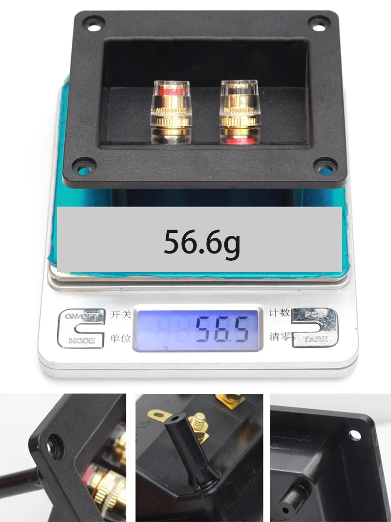 1 шт., медная Клеммная коробка для розеток типа «банан»