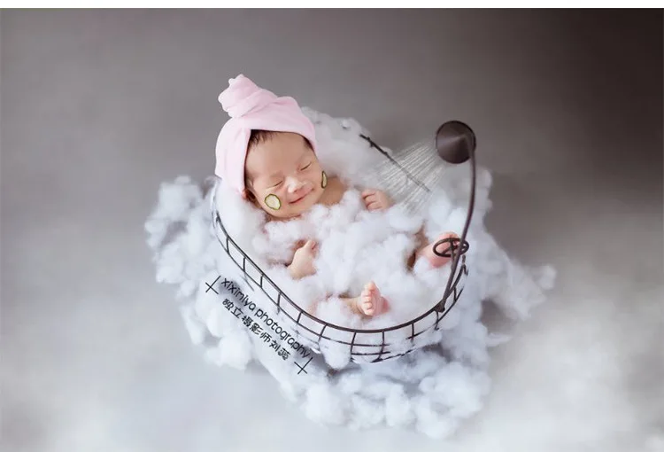 Baby Photography Small Bathtub Props Baby Photography Background Props Studio Photos Newborn Photography Props Basket