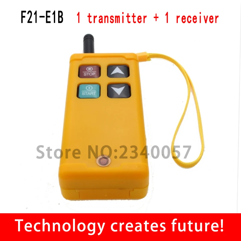 4 keys Industrial Wireless Radio remote controller Switch for crane 1 receiver+ 1 transmitter  AC220V/110V/380V36V48V DC12V/24V