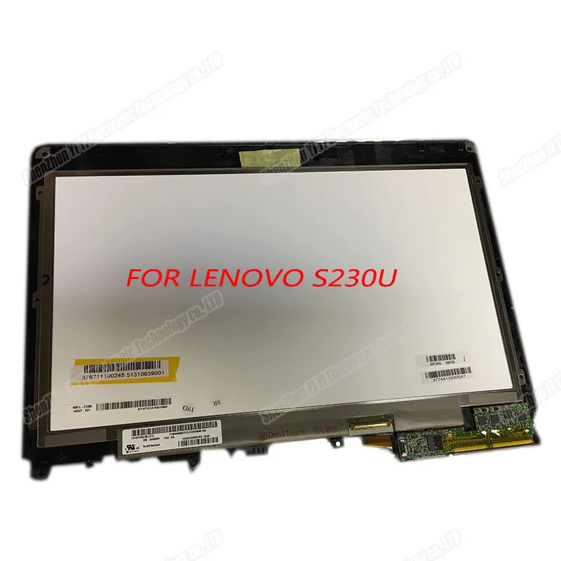 

For Lenovo S230U S230 twist lcd assembly LP125Wh2-SLT1 IPS Lcd Displays with Touch Screen