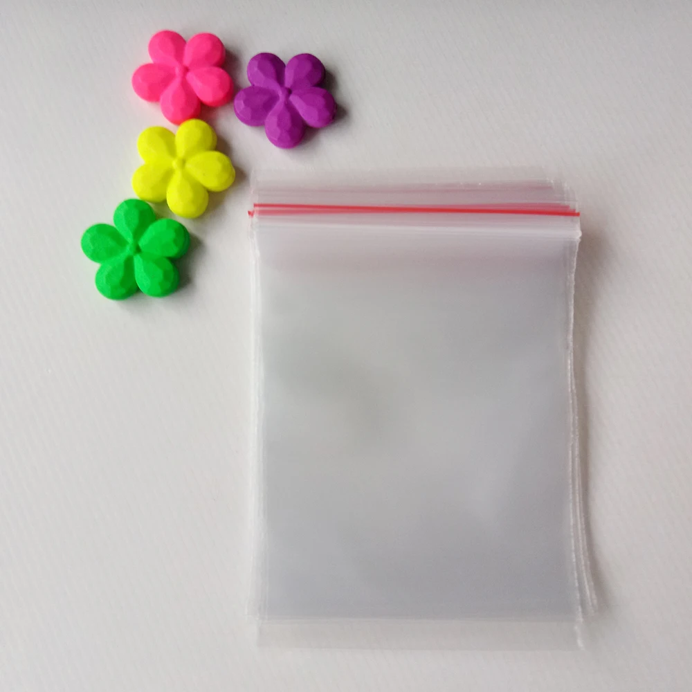 

1000pcs 17x25cm Zip Lock Plastic Bag With Zipper Pe Plastic Transparent Bag For Women/gift Jewelry Packing Display Storage Pouch