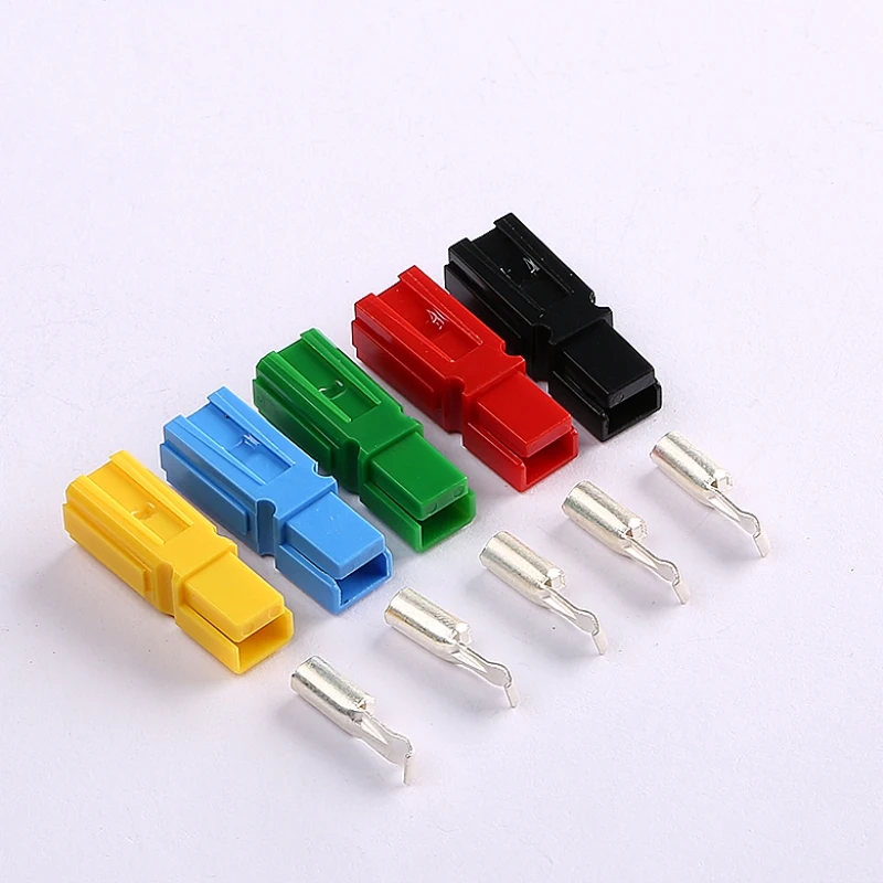 50pcs/lot 45A dc power connector battery car terminal quick Plug charging connector for vehicle batteries E-Bike forklift