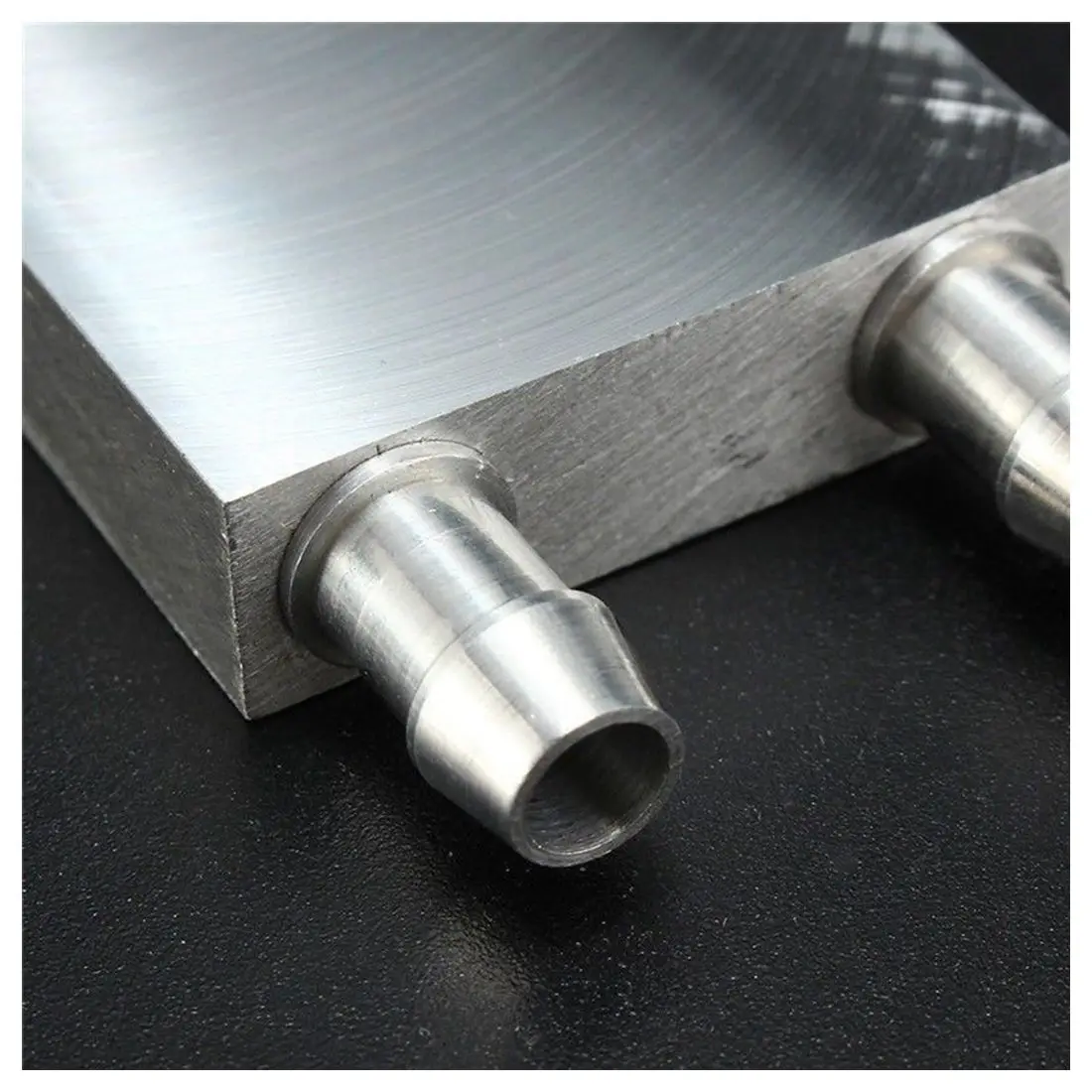 40x40x12mm Aluminium Wasser Flüssigkeit Kühler Block Kühlkörper Für Computer CPU Kühler