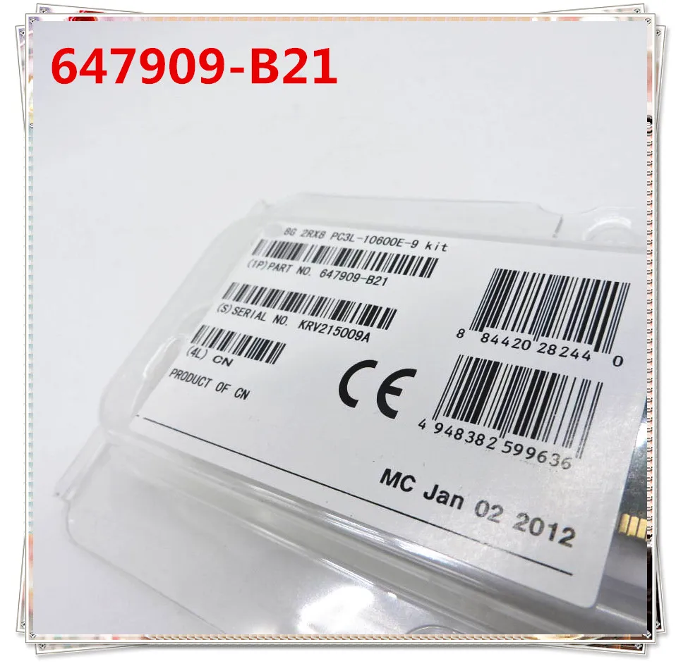 

new for 647909-B21 664969-001 8GB PC3L-10600E Z600