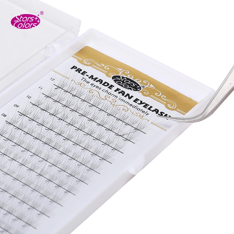 Natural False Eyelashes Super Soft 0.05mm Thickness D Curl Silk Lashes 5D handmade lashes Cilia Beauty Calia 8-15 mm