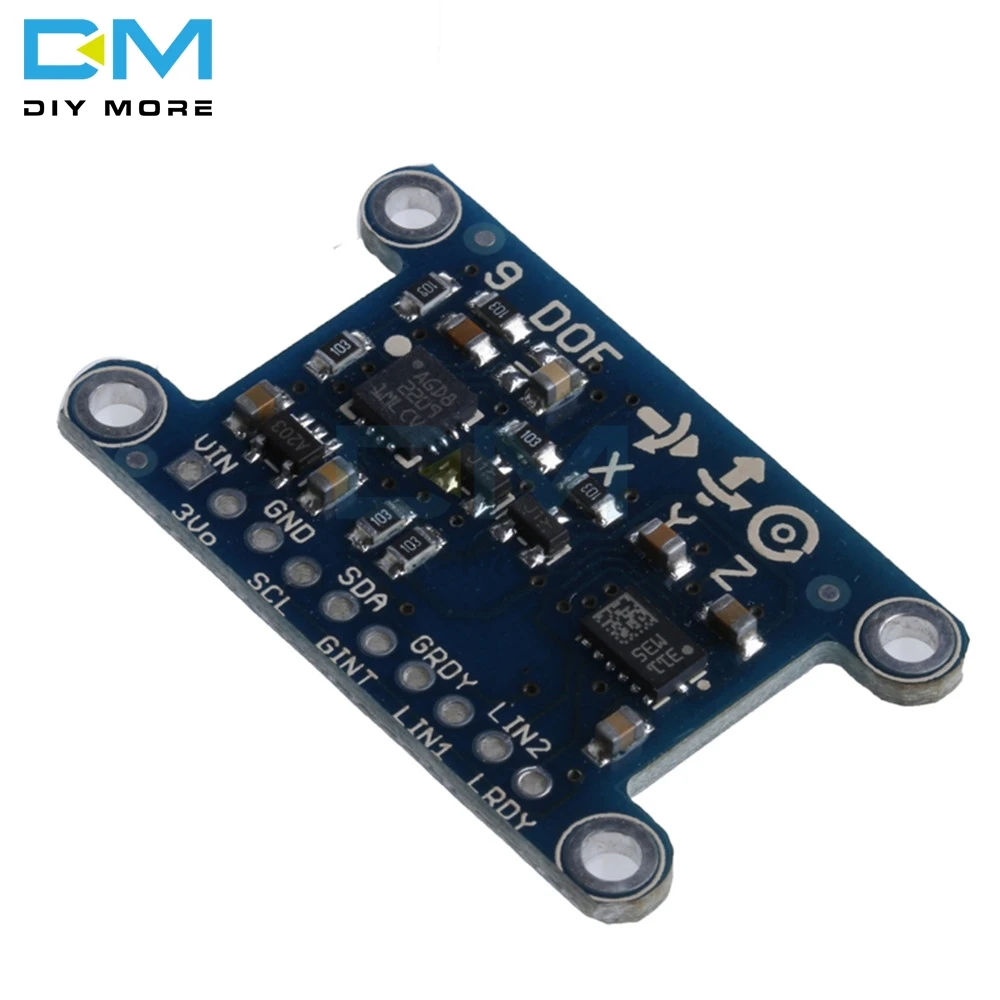 9 Axis IMU L3G4200D Module 9DOF Compass Acceleration Digital Gyroscope Sensor for Arduino 3-5V IIC/SPI Protocol DIY KIT