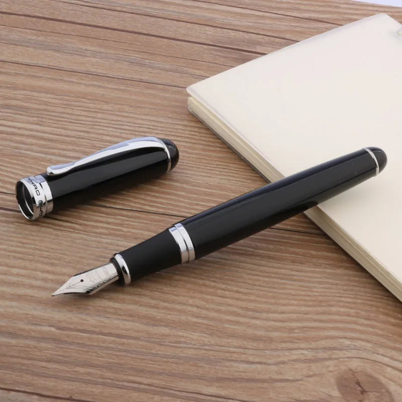 

JINHAO X750 metal gift black Silver accessories Fountain Pen