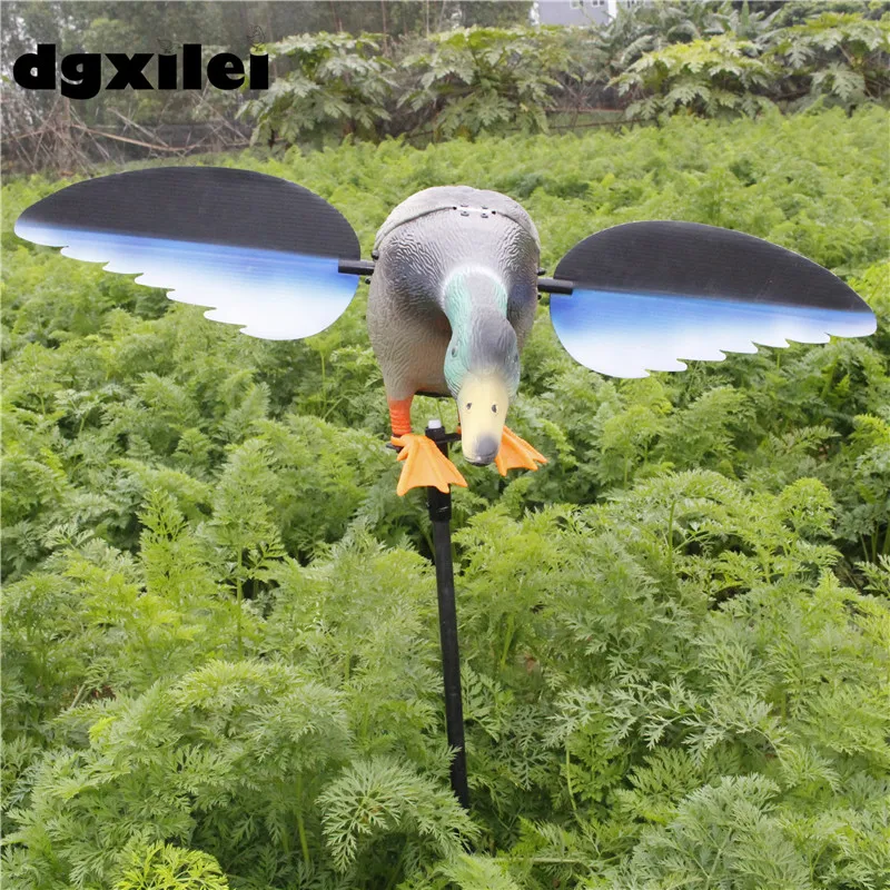 2017 Russian Wholesale Free Shipping Decoy Ducks Good Tackle Retail Item Dunks Hunting With Magnet Spinning Wings From Xilei