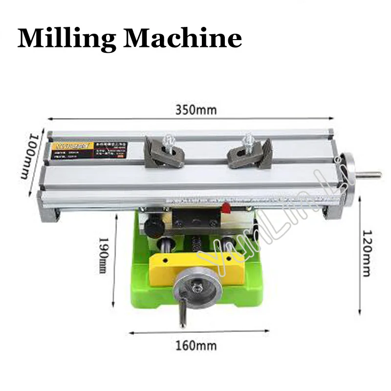 BG6350 tavolo da lavoro incrociato multifunzionale Mini supporto per tavolo scorrevole per fresatrice per utensili per Stent da banco di perforazione