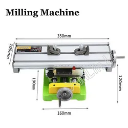 BG6350 tavolo da lavoro incrociato multifunzionale Mini supporto per tavolo scorrevole per fresatrice per utensili per Stent da banco di perforazione