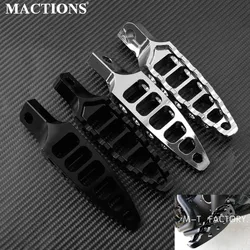 2PCS Motorcycle CNC 45 Degree Male-Mount Footrest Footpegs Foot Pegs For Harley Sportster 883 1200 Touring 93-2023 Dyna Softail