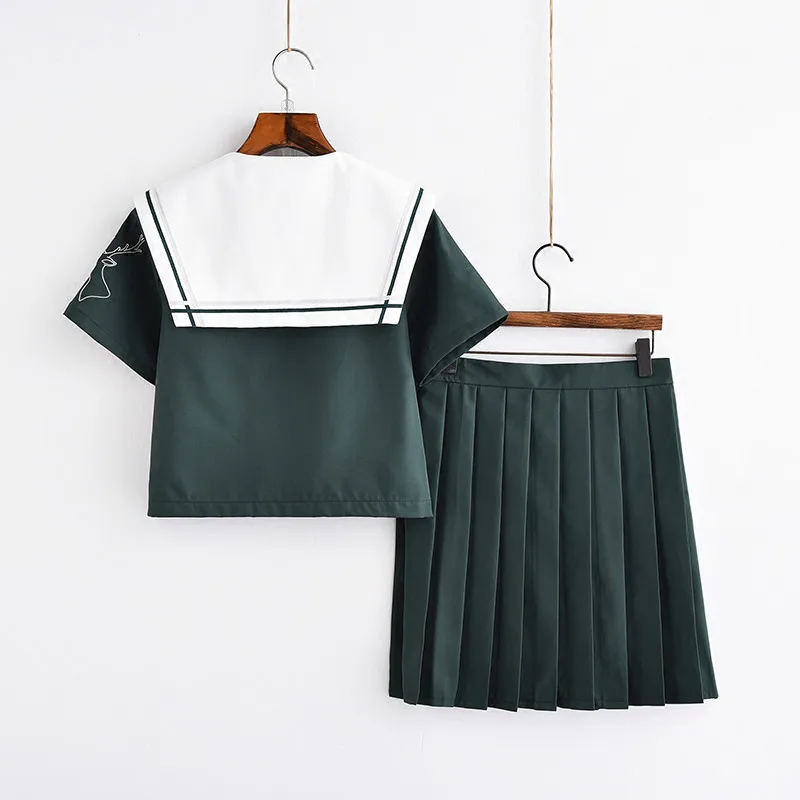 Combinaison coupe-vent pour élèves de l'école japonaise, uniforme de classe pour femmes, jupe