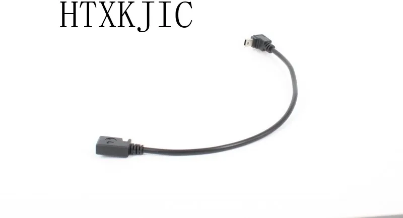 Porta MP3 5 pusb Mini linea dati ad angolo retto bend Mini USB maschio a femmina linea estesa