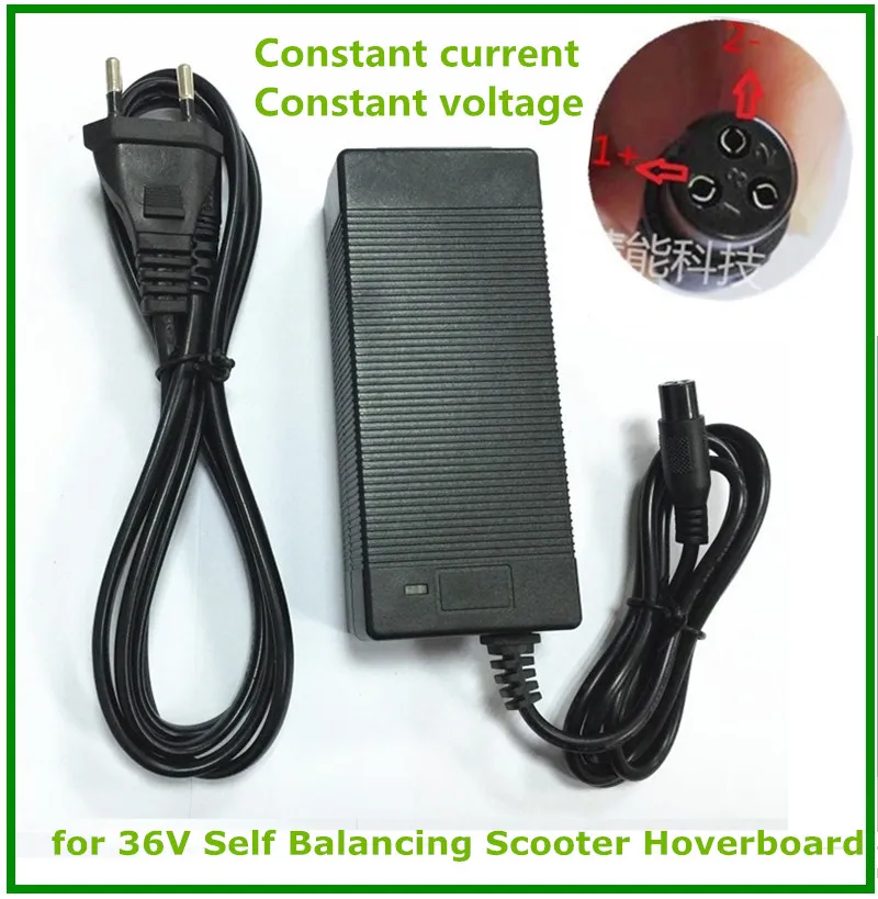 42V 1.5A Universal Battery Charger,100-240VAC Power Supply for Self Balancing Scooter Hoverboard