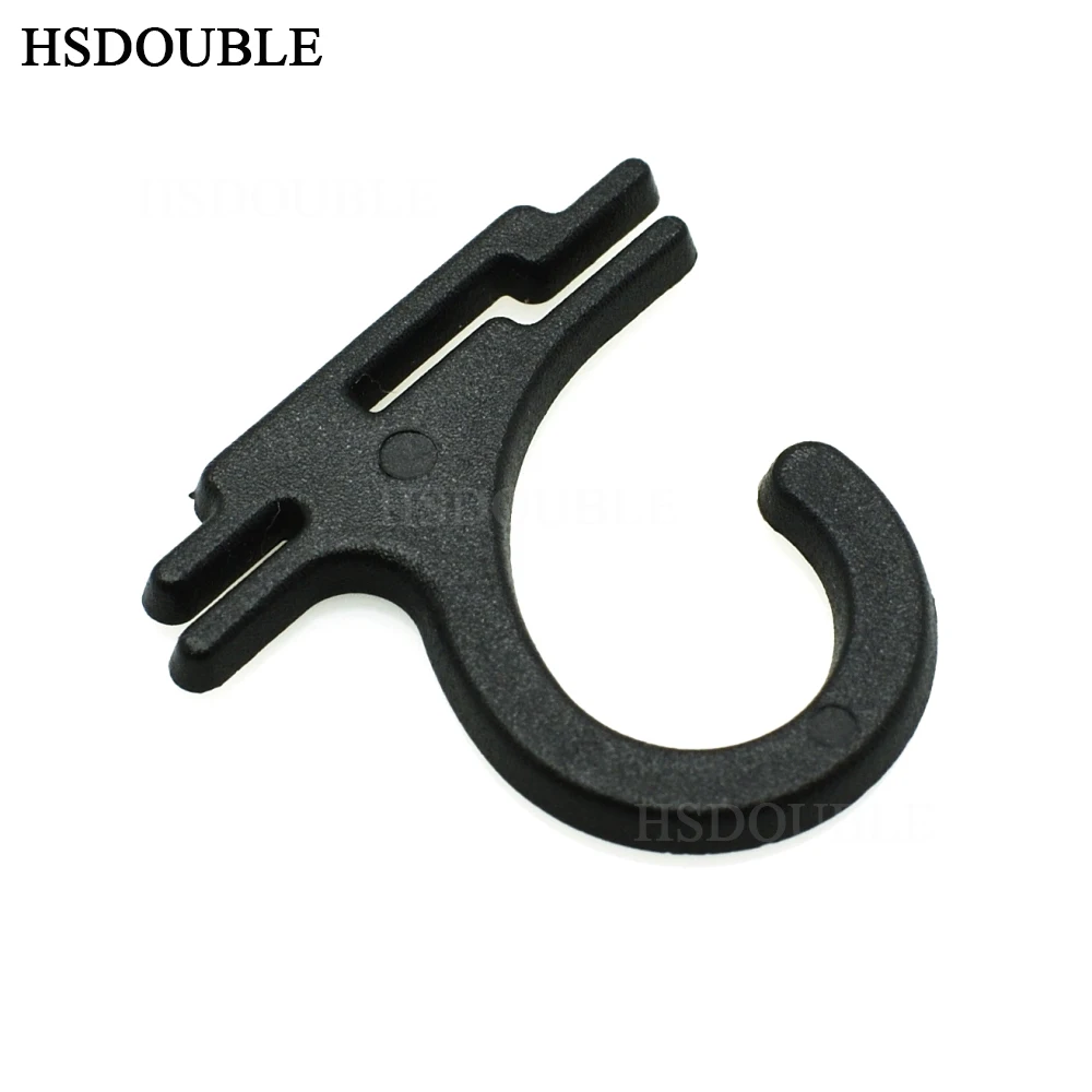 26*24mm Plastic Sock Hook Hanger For Sock Stocking Underwear Accessories Packaging Black