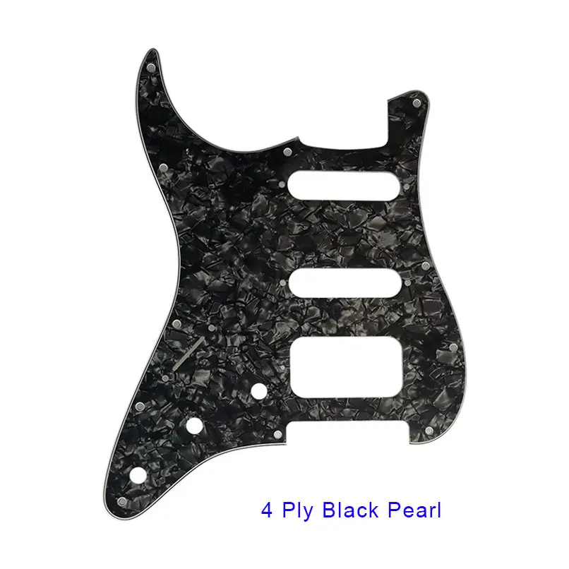 Pleroo Linkshänder Pickguards 11 Schraube Löcher Für Standard St Strat HSS Gitarre Scratch Platte Gitarre Teile 100% Marke Neue