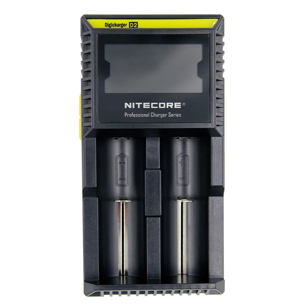 Nitecore D4 D2 New I4 I2 Digicharger LCD Intelligent Circuitry Global Insurance li-ion 18650 14500 16340 26650 Battery Charger