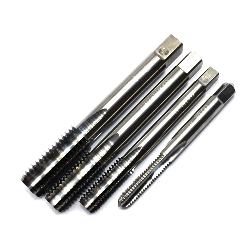 1PC M2 M2.5 M3 M4 M5 M6 M8 M10 Tap Metalworking Carbide Straight Metric Machine Screw Right Taps Thread Cutter Tool