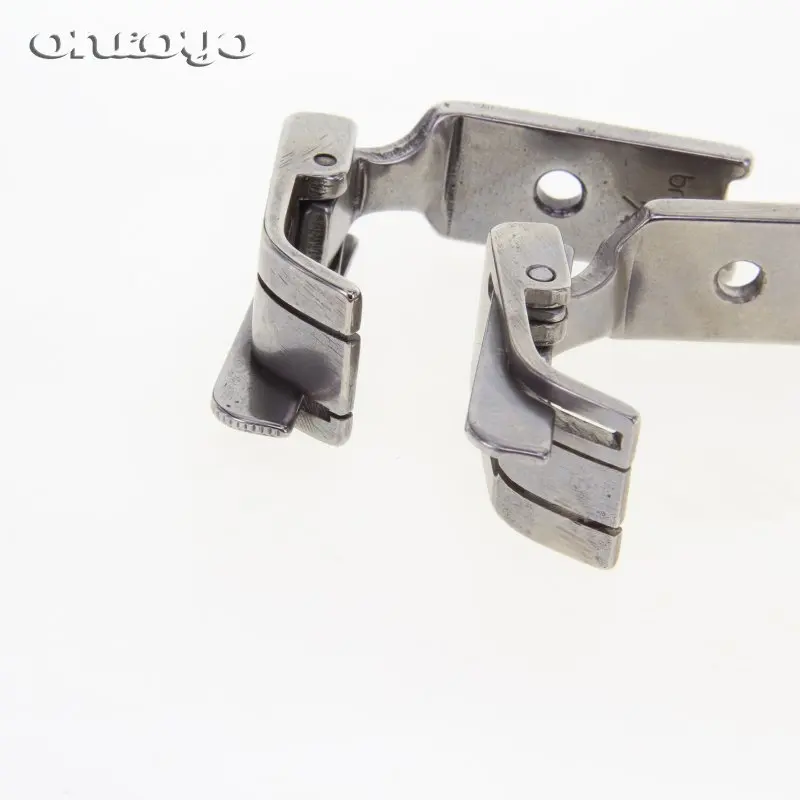 S570 1/4 sinistra/destra Ago Piedino Pressione Del Piede Con La sinistra/destra Coltelli S570R S570L Per Il Doppio Ago Industriale macchina da cucire