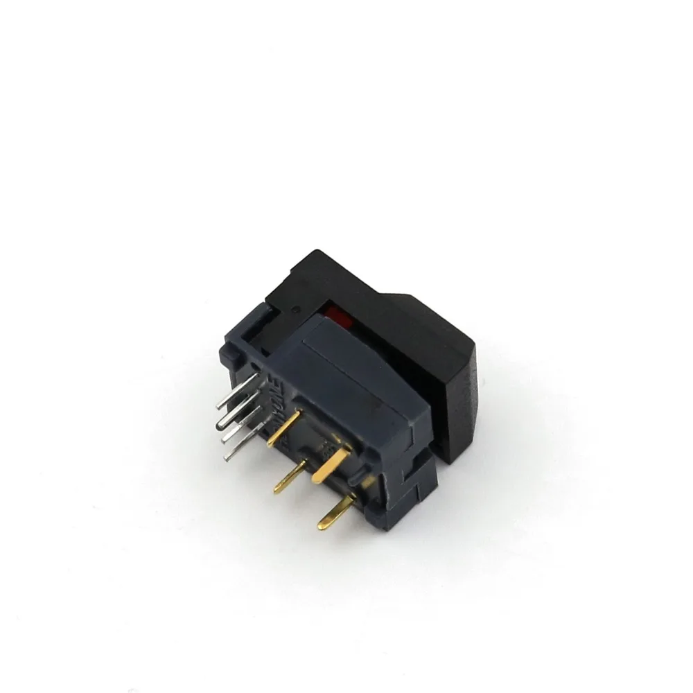 10Pcs PB86-A2 Red and Green LED 8Pin Momentary PCB Mount SPDT Square Push Button Tact Switch