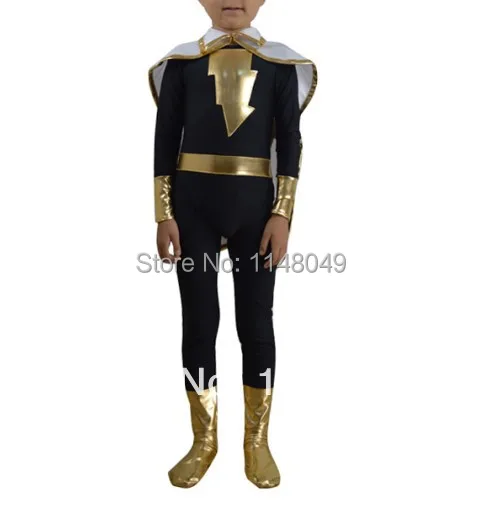 

Traditional Black Captain Superhero Halloween Costume for Children