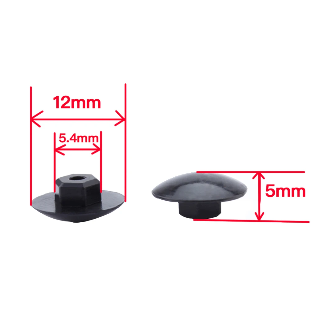 10pcs Rubber Waterproof Dustproof Bike Bicycle Headset Cover Screw Caps