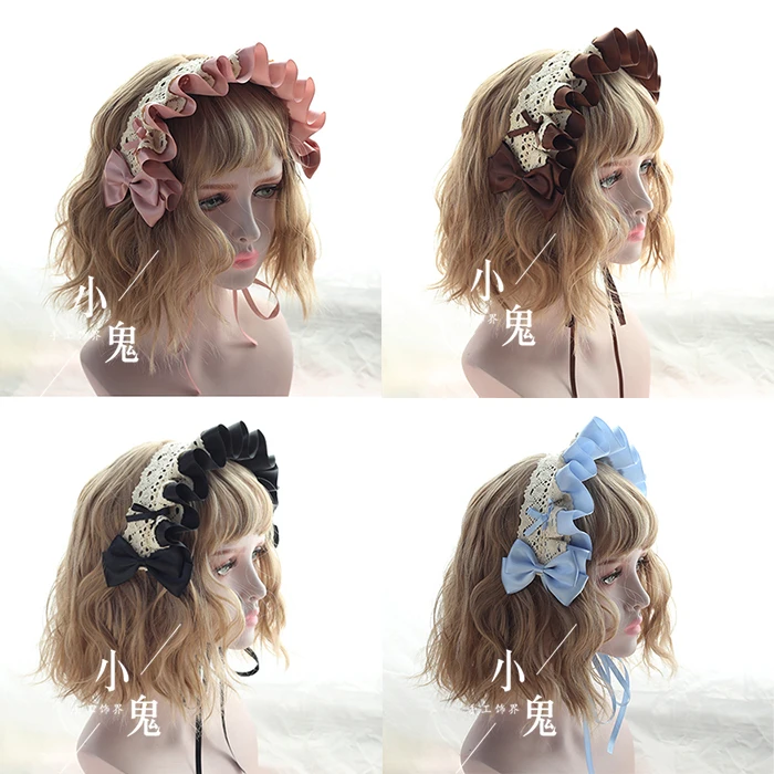 Lolita ผมวง Headband Bnt ป่าสามารถ Anne ในหมอกบทกวี Headwear ผู้หญิงผม Band