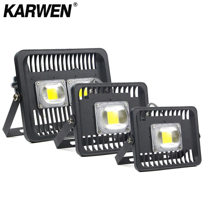 

KARWEN 30W 50W 100W Reflector LED Flood Light AC 220v Waterproof IP65 LED Floodlight For Spotlight Refletor LED Outdoor Lighting