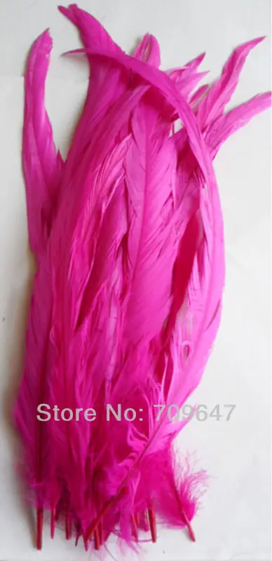 Craft Feather! 200pcs/lot  Dyed Rooster Tail Feathers 9color optional 12-14inches 30-35cm,Loose  Tail Feathers, Rooster Feathers