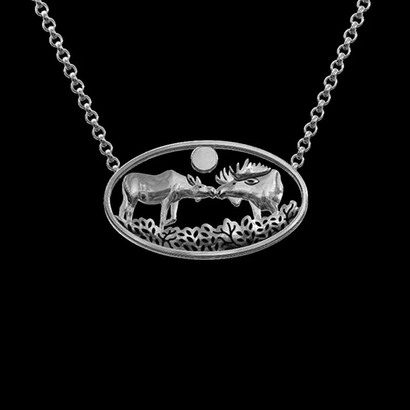 Moose Love Pendant