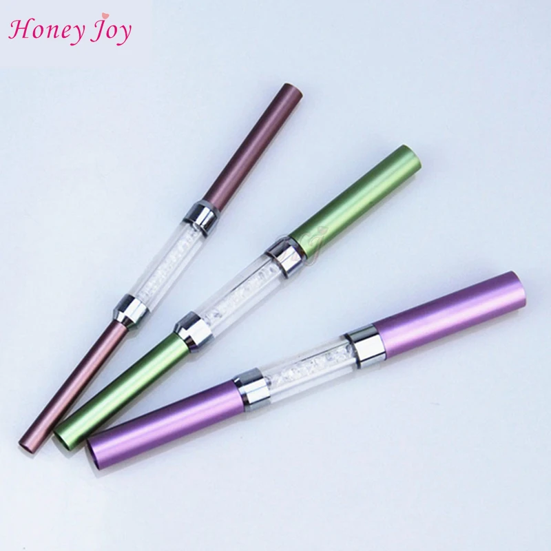 3PCS Nail Art C Curve Rod Stick Set Crystal Acrylic Rhinestone Design for Acrylic Gel Nail Shapping Tools