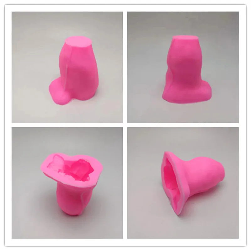 3D beautiful mermaid silicone mold soap jelly chocolate silicone mold making crafts gypsum resin mold