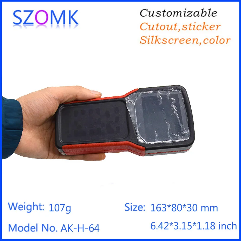 new arrival handheld enclosure plastic housing box for 4xAAA electronic project (1Pc)  163*80*30mm electrical  junction box