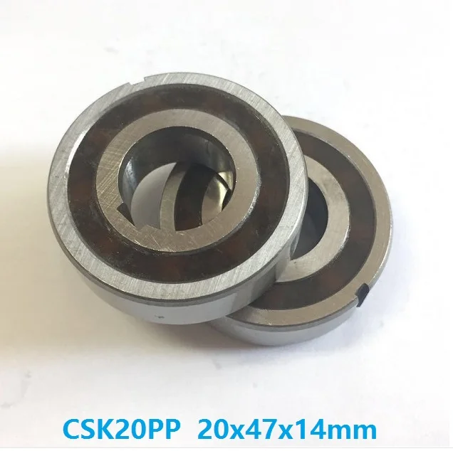 

100pcs CSK20PP 20mm One Way Clutch Bearing With dual keyway 20x47x14 mm Sprag Freewheel Backstop Bearing 20*47*14mm