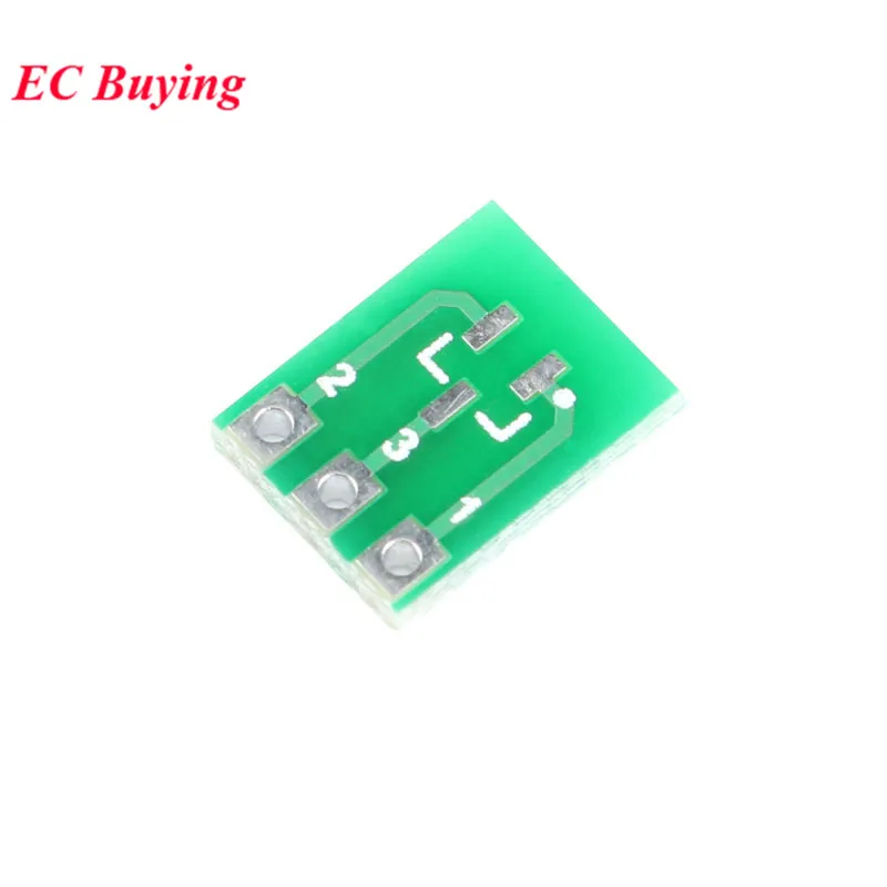 2Pcs-100Pcs SOT23 SOT23-3 Turn SIP3 Double-Side SMD Turn To DIP SIP3 Adapter Converter Plate SOT SIP IC Socket PCB Board Diy kit