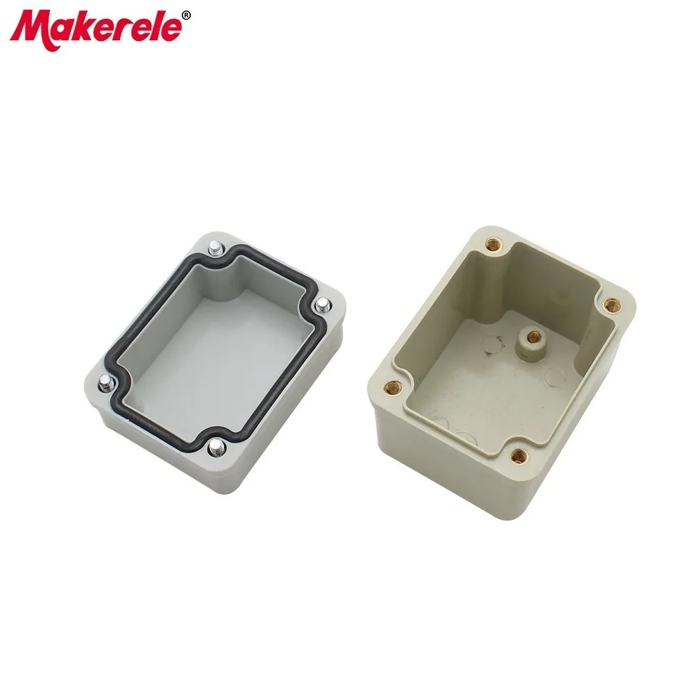 1 Piece M3 Waterproof Junction Boxes Connection Outdoor Electrical Enclosure Case Wiring Connection Box Gray Cover