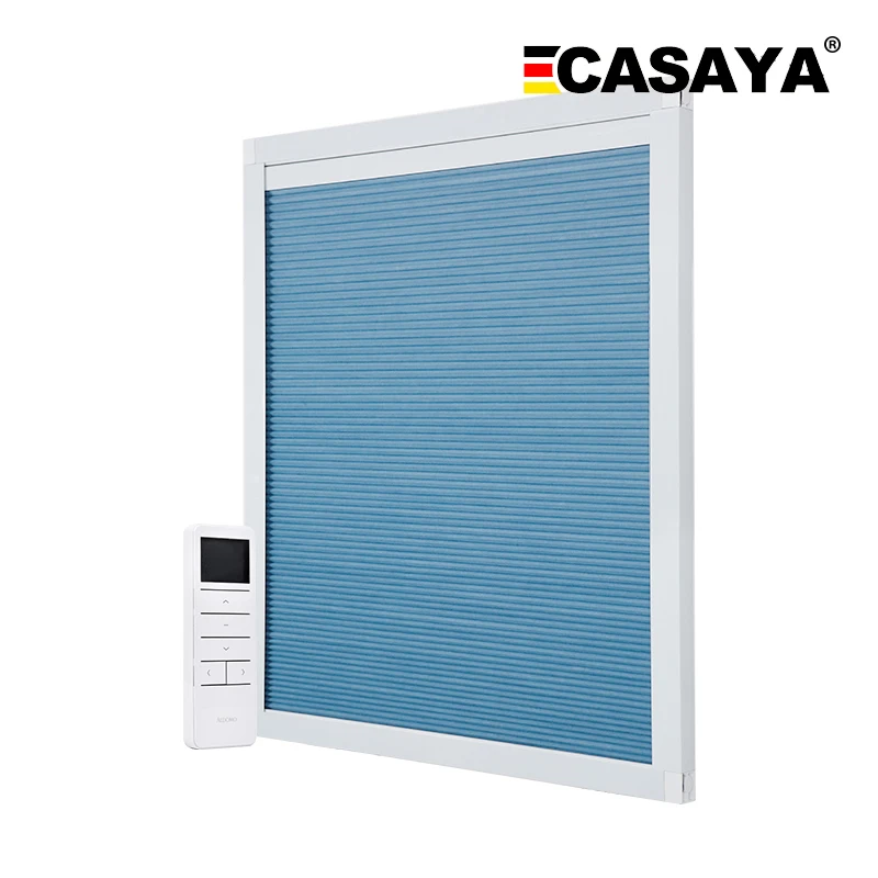 High Quality Electric Skylight Honeycomb Sun room Light Transmission or Blackout cellular Smart Motorized Roof Blind custom size