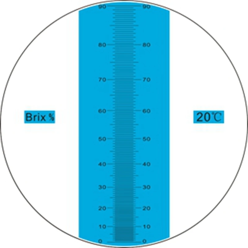 Portable Honey Refractometer High Concentration 58%~90% Brix 38~43 Be 12-27% Water Bees Sugar Food ATC Beekeeping Analyzer