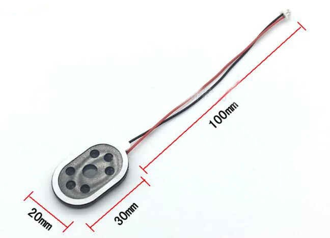 5 قطعة 20x30x4 مللي متر 1.5W8R 1W8 2-سلك الصوت Mediant ستيريو المتكلم ل GPS الملاح