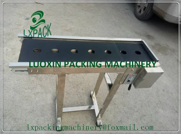 LX-PACK أدنى سعر المصنع cij النافثة للحبر الطابعات المحمول سيور ناقلة التلقائي الترحيل آلة البيض الناقل حامل دعم
