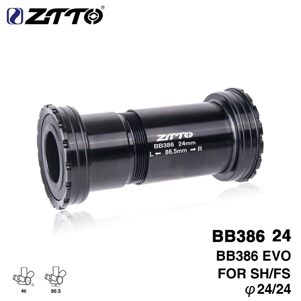 Suporte de Pedivela Roscado de Cerâmica ZTTO BB386 24mm 29mm 30mm