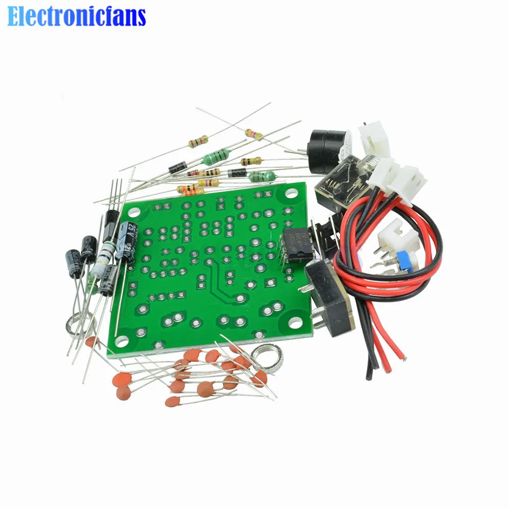 1Set QRP Pixie Kit 40M CW Ham Radio Shortwave Transmitter Receivers Module Radio Diy Kits 7.023MHz-7.026MHz 5x5cm