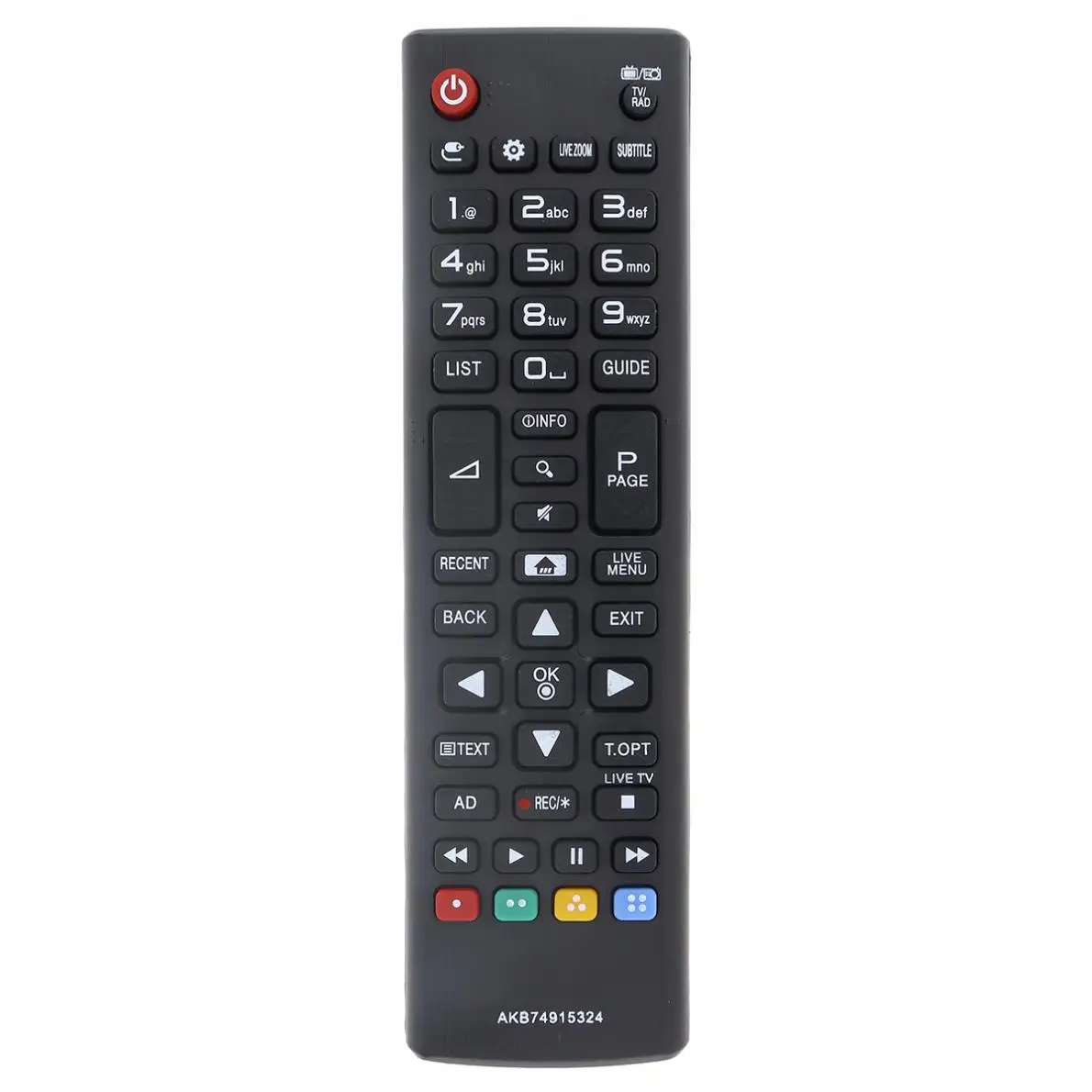 AKB74915324 Replacement TV Remote Control with Long Transmission Distance for TV 43UH610V / 50UH635V / 32LH604V