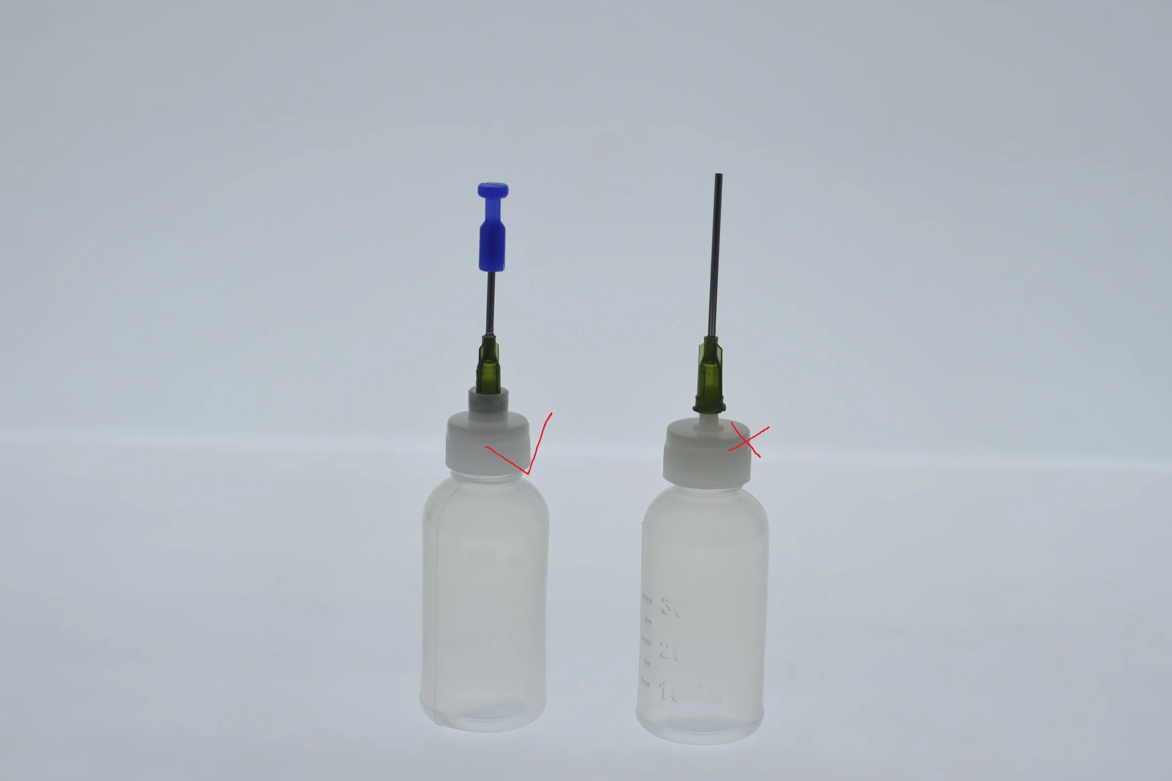Luer Lock Bottles Applicator Squeeze Bottles Needle Tip Plastic Squeeze Bottles 50ML30ML Stainless Steel Blunt Tip 14 Gage