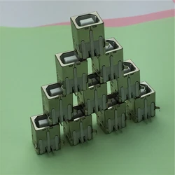 10pcs/lot USB B Type Female Socket Connector G45 for Printer Data Interface