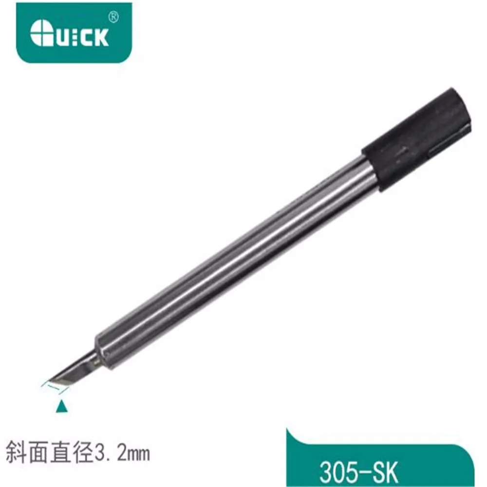 Original Product QUICK303D Lead-Free Soldering Station Soldering Tips 305-K, 305-SK, 305-2C, 305-3C, 305-I, 305-J, 305-2.4D, Tip