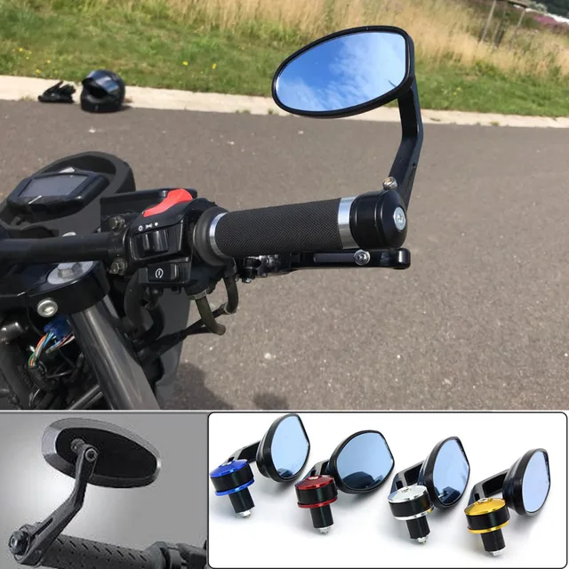 Motorcycle Mirror Handlebar Side Handle Bar Ends side Mirror FOR YAMAHA R6 R1 MT 09 07 TMAX XMAX WR 125 250 690 125 200