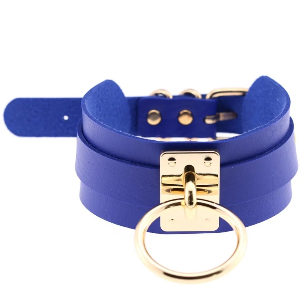 2021 Sexy Leather Choker Necklace Women Harajuku Kawaii Gold Color Metal Fashion Turkish Jewelry Punk Gothic Necklace For Girls